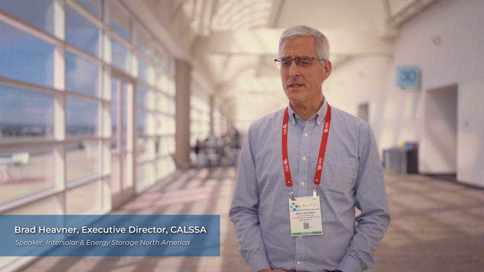 New Financing and the Shift to Non-ITC Solar Sales, Brad Heavner, Intersolar 2026