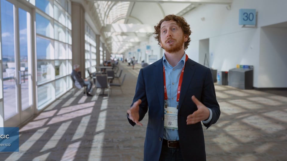 Zach Woogen, VGIC: how EVs can lower grid costs, expert sound bite at Intersolar 2026 produced by 7 Hills Productions