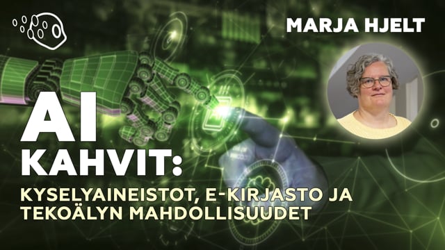 AI-kahvit: Kyselyaineistot, E-kirjasto ja tekoälyn mahdollisuudet