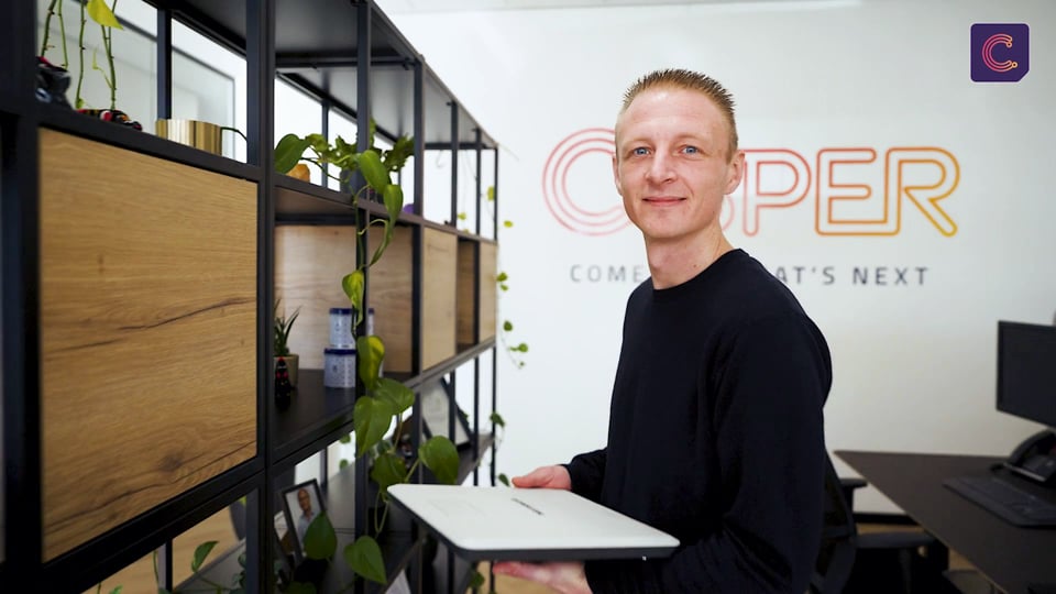 Video afspelen "Video content | Cisper - Kantoor rondleiding video"