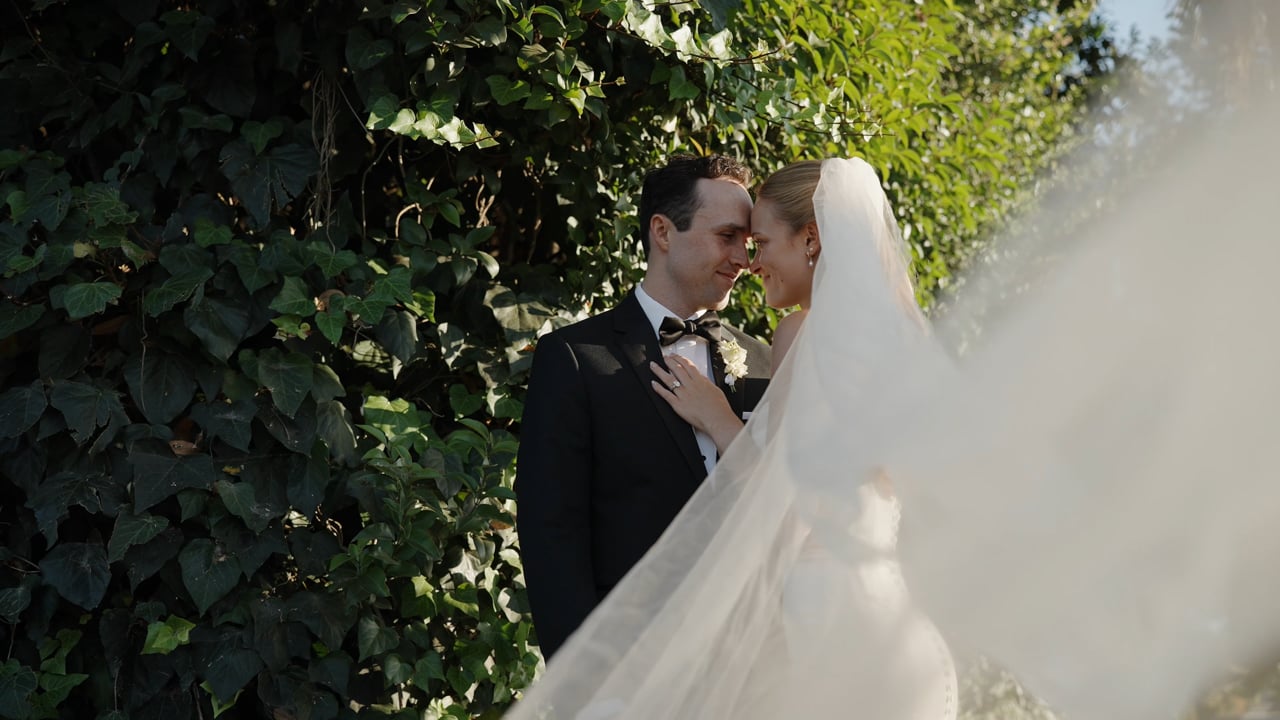 Still from a San Diego wedding film
