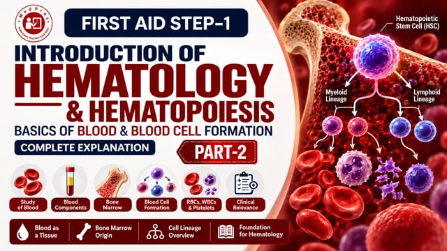 Introduction of Hematology & Hematopoisis || Part-2