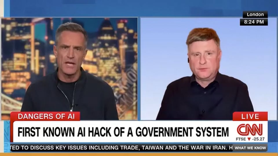 Andrew Grill on CNN International: "Why aren't we regulating AI like pharma and aviation?"