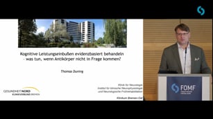 Kognitive Leistungseinbußen evidenzbasiert behandeln – was tun, wenn Antikörper nicht in Frage kommen?