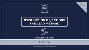 475 Overcoming Objections LEAD