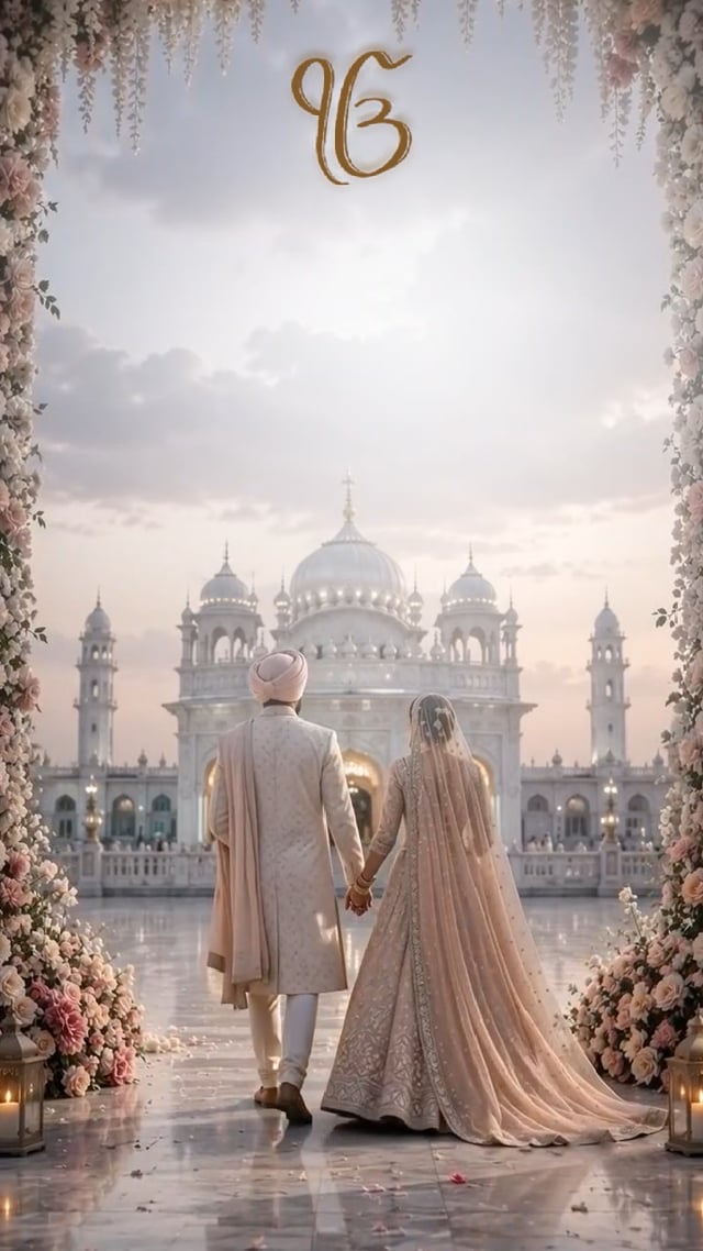 WI0048 Punjabi Wedding Invitation
