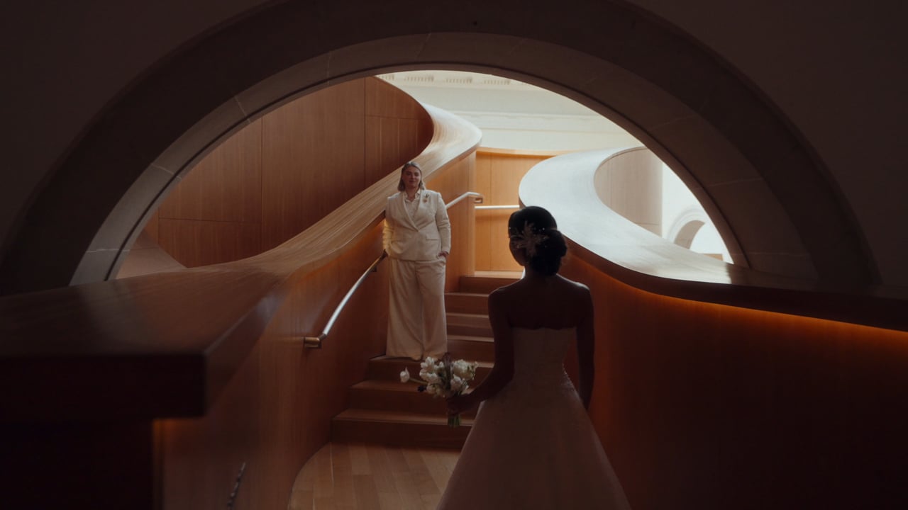 Olivia + Ebinee in Rosemount Films’ Art Gallery of Ontario wedding film