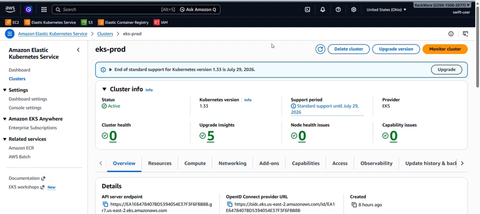 EKS to Nutanix NKP Disaster Recovery with RackWare SWIFT