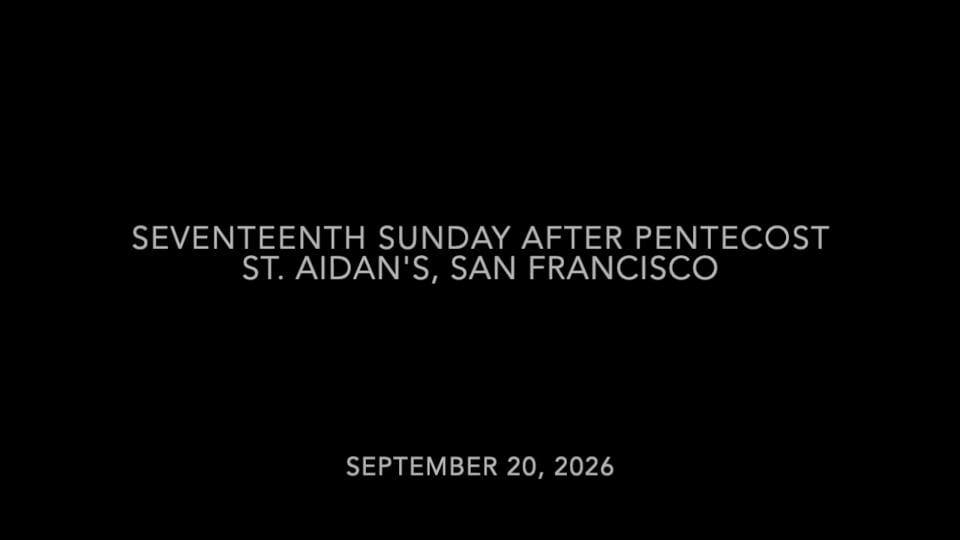Seventeenth Sunday After Pentecost
