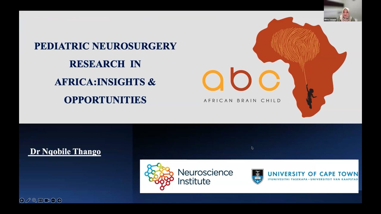 ISPN Mentorship Webinar 9/26 – Pediatric Neurosurgery Research in Africa : Insights & Opportunities