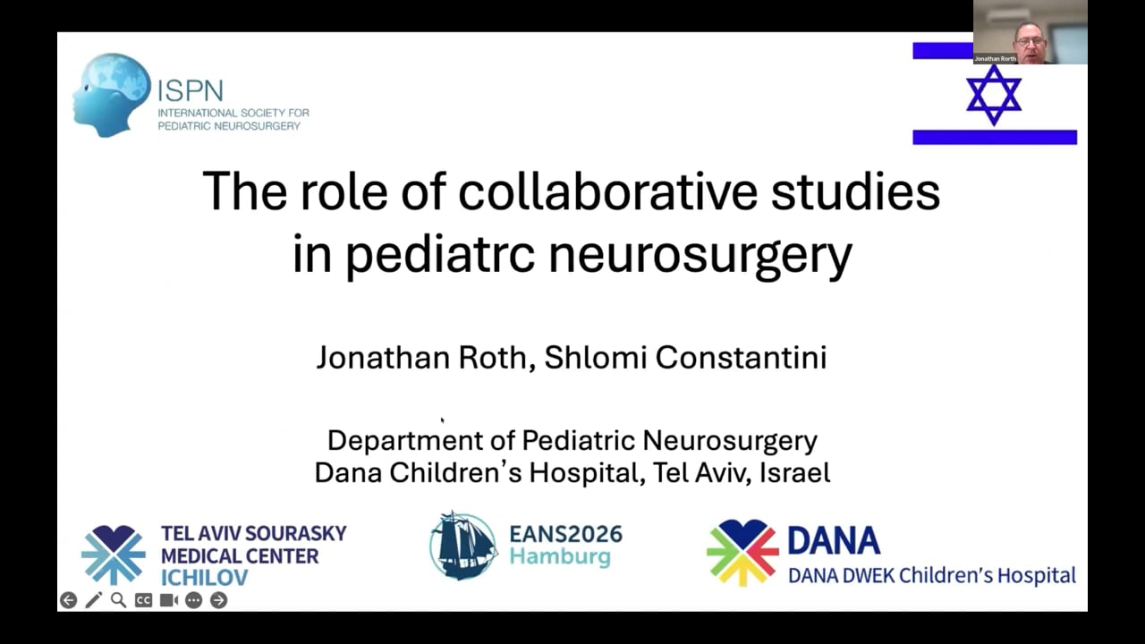 ISPN Mentorship Webinar 9/26 – The Role of Collaborative Studies in Pediatric Neurosurgery