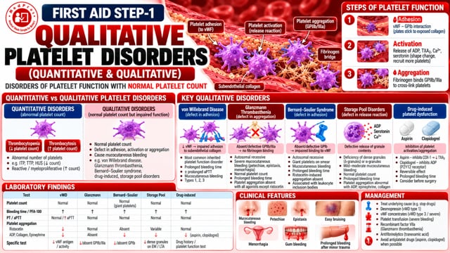 Qualitative Platelet Disorder [ Quanitative & Qualitative ]