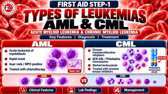 Types Of Leukemias( AML AND CML)