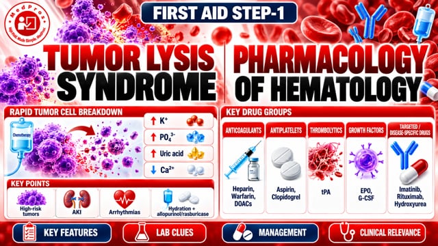 Tumor Lysis Syndrome & Pharmacology of Hematology