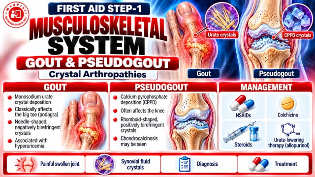 Muscoloskeltal Sysyem Gout Pseudogou