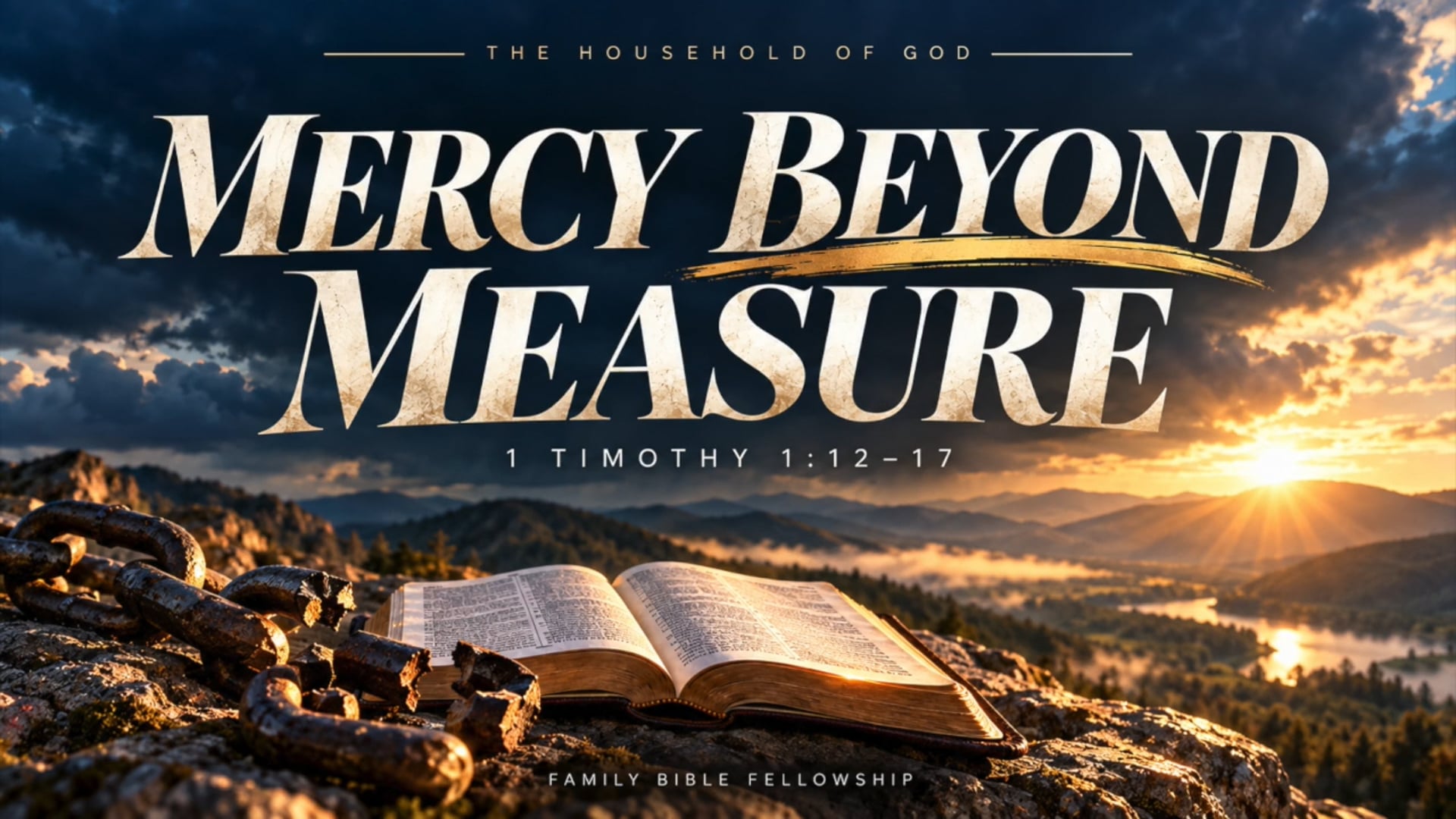 Mercy Beyond Measure (1 Timothy 1:12-17)