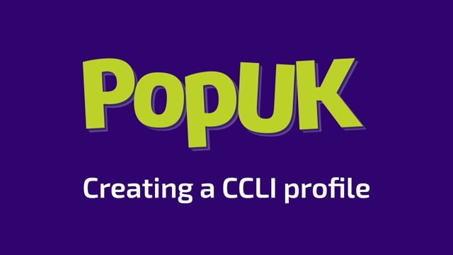 Creating a CCLI profile
