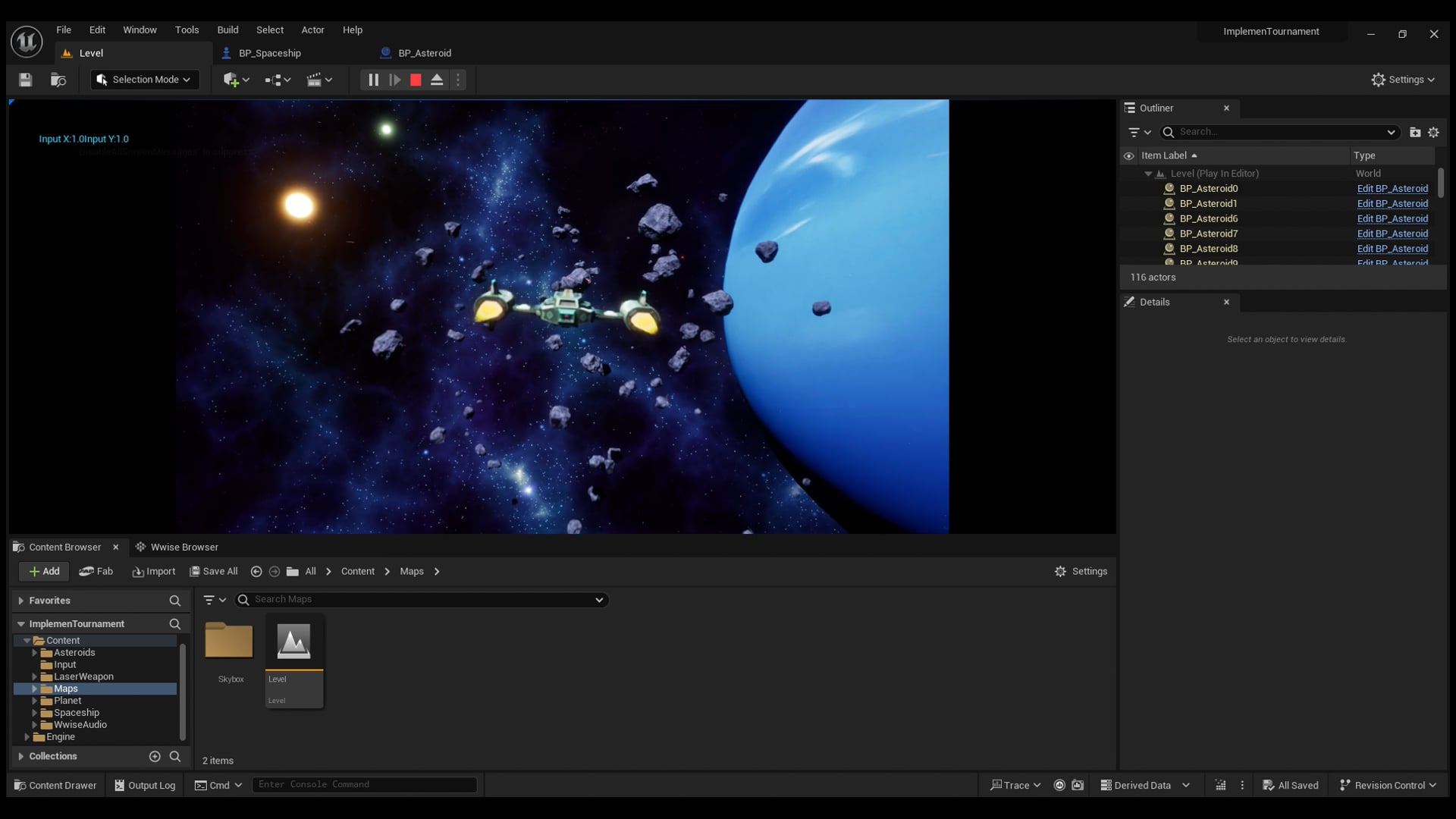 Airwiggles ImplemenTournament - WWise-Unreal Demonstration