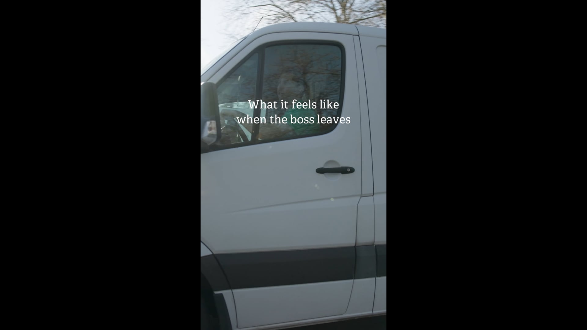 What it feels like when the boss leaves