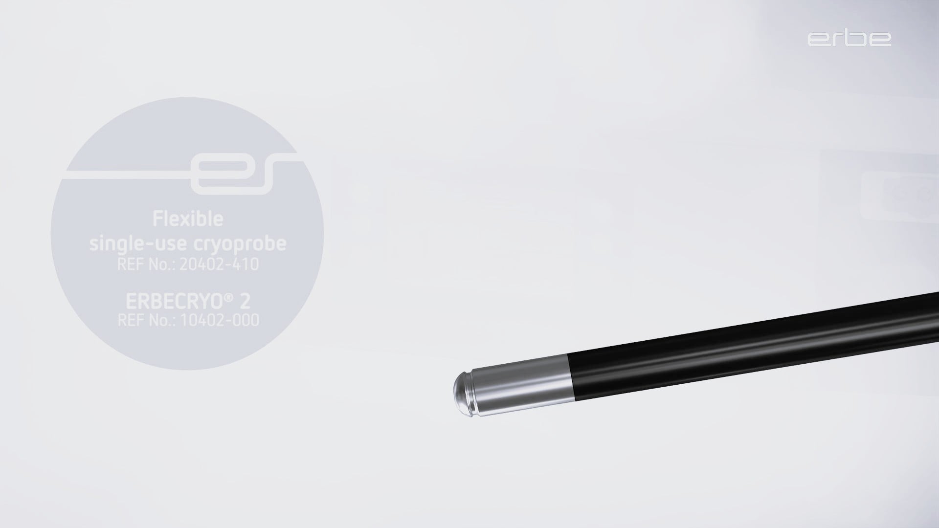 Recanalization with 1.7mm single-use cryoprobe