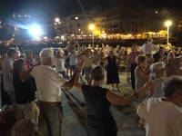 La gran cobla escalenca reuneix 42 músics a la nit dels compositors