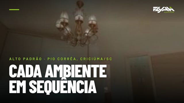 Quadro do filme Casa de alto padrão, Pio Corrêa, Criciúma/SC | Tour em FPV