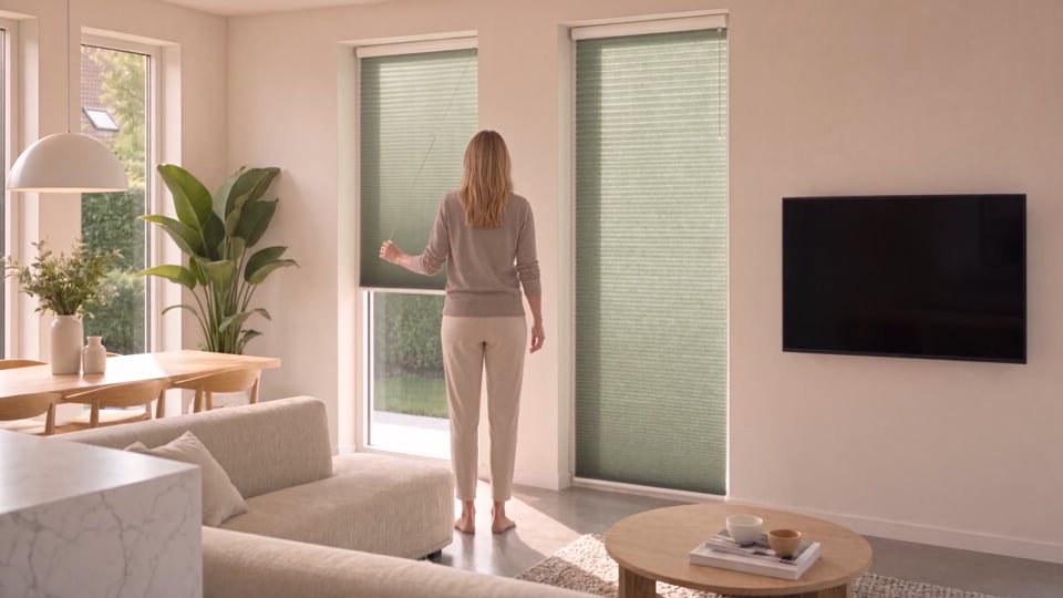 Video afspelen "AI-video | Lega Products - Duette gordijnen - Koordbedieningen (video 2)"