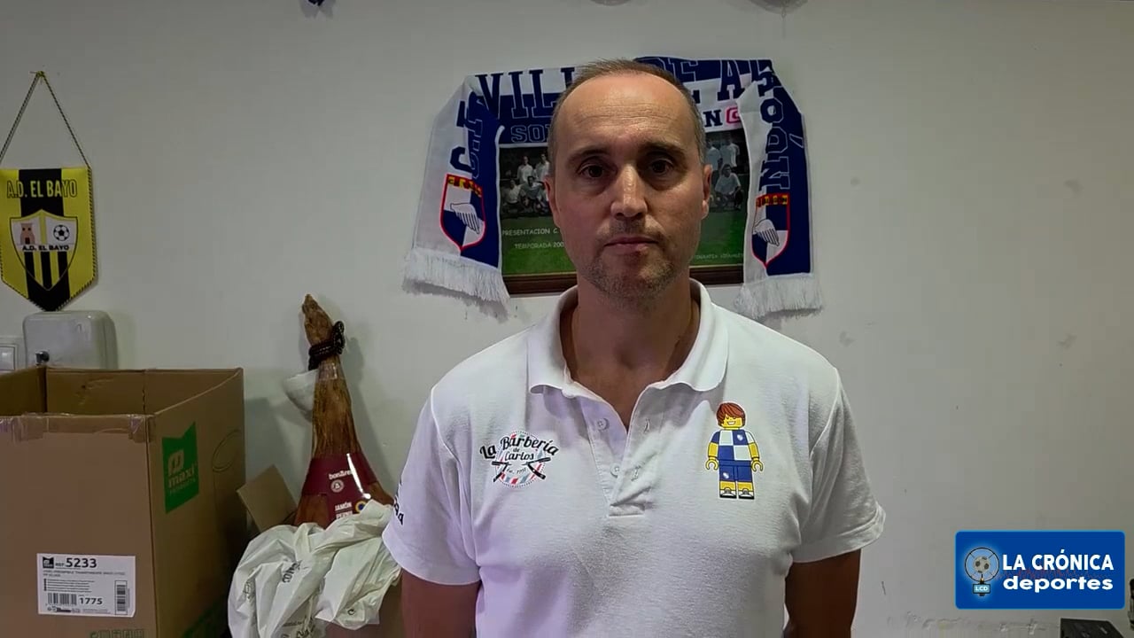JESÚS DOMINGEZ (Entrenador Alagón) CF Villa De Alagón 0-0 Sporting Pradillano / Jor. 4 - Preferente Gr 1