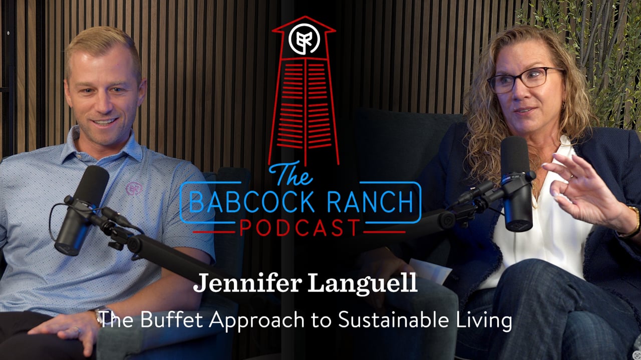Tyler Kitson and Jennifer Languell on the Babcock Ranch Podcast, Episode 4