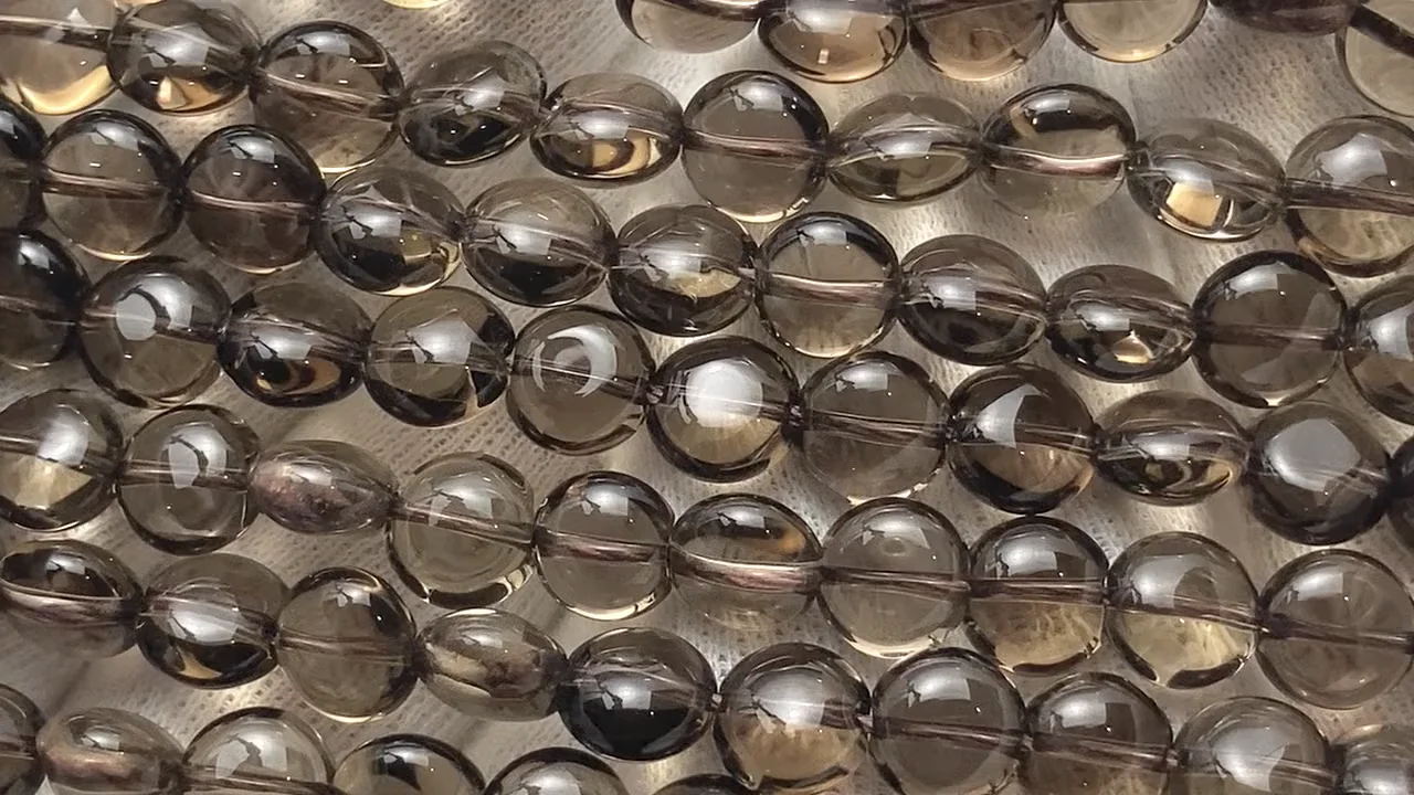 スモーキークォーツ （茶水晶）｜産地・ブラジル コイン8×8×5mm