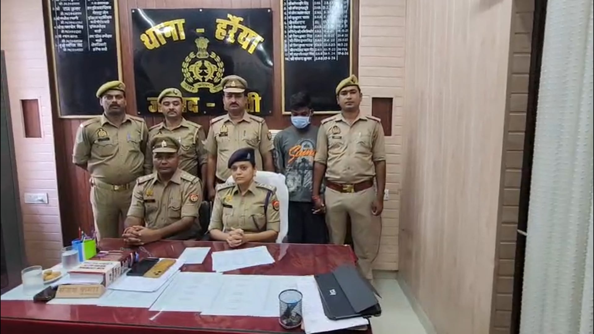 *₹25 हजार का इनामी गैंगस्टर एक्ट का वांछित आरोपी गिरफ्तार*

*SHO हर्रैया संजय कुमार