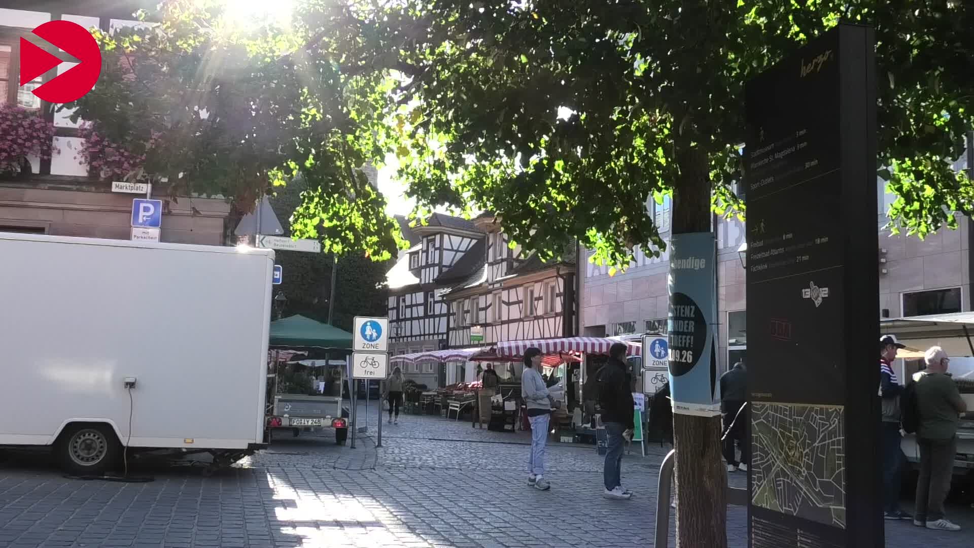 Video Vorschaubild Wochenmarkt mit prominenten Besuch