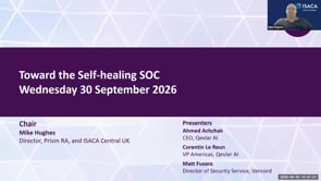 SASIG Webinar - Toward the Self Healing SOC 2026-09-30 13:00:08