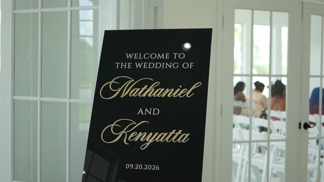 Nathaniel & Kenyatta’s wedding film at Maison De Veaux in Pearland, TX