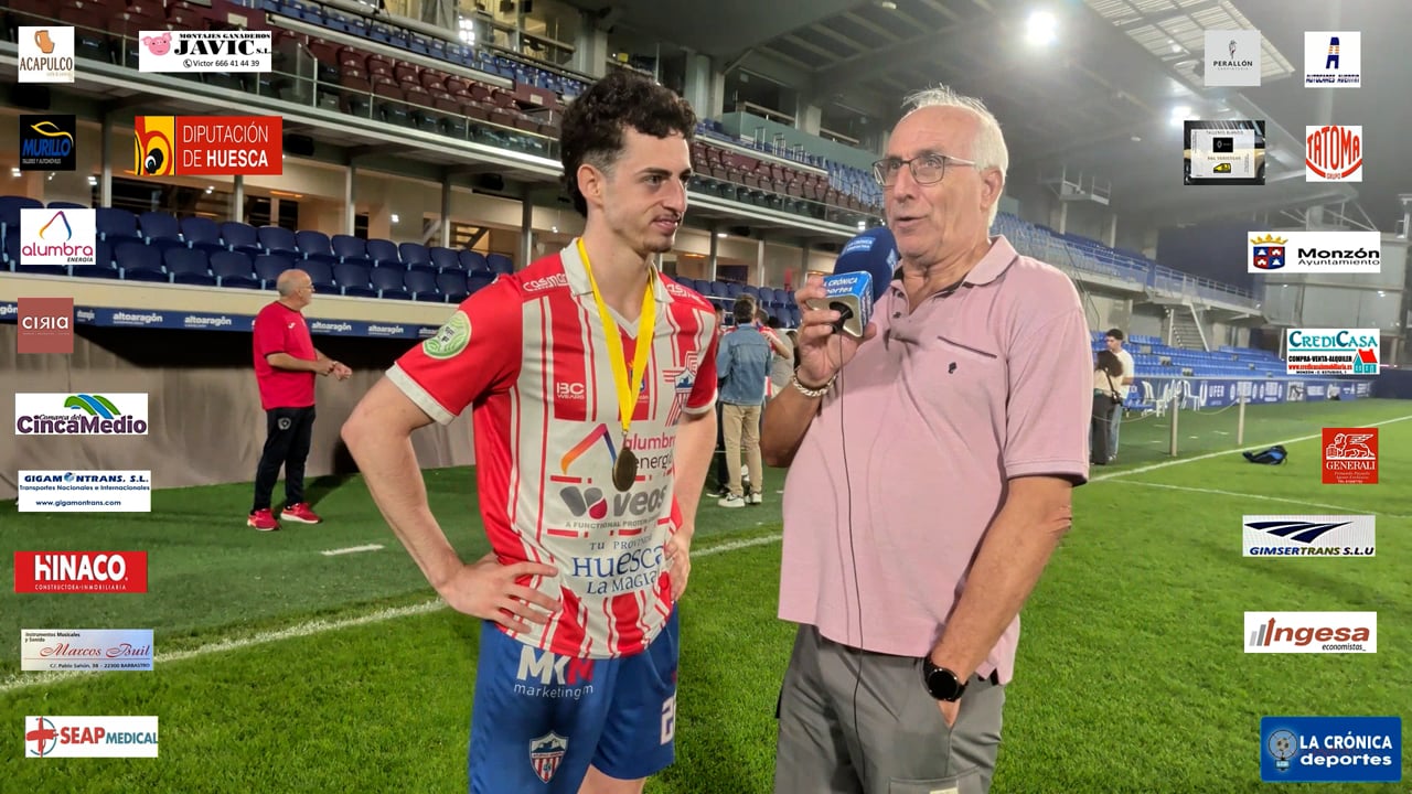 FINAL COPA DIPUTACIÓN PROVINCIAL DE HUESCA  AT.MONZÓN 2-1 AD ALMUDEVAR  CARLOS DEL PUEYO RUIZ ( JUGADOR  AT.MONZÓN )