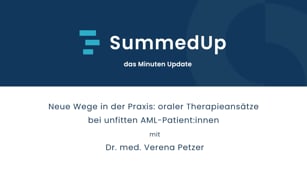 Neue Wege in der Praxis: oraler Therapieansätze bei unfitten AML-Patient:innen