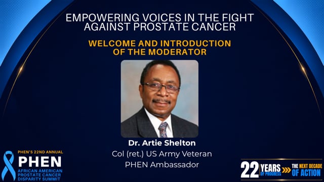 Welcome and Introduction to the Moderator