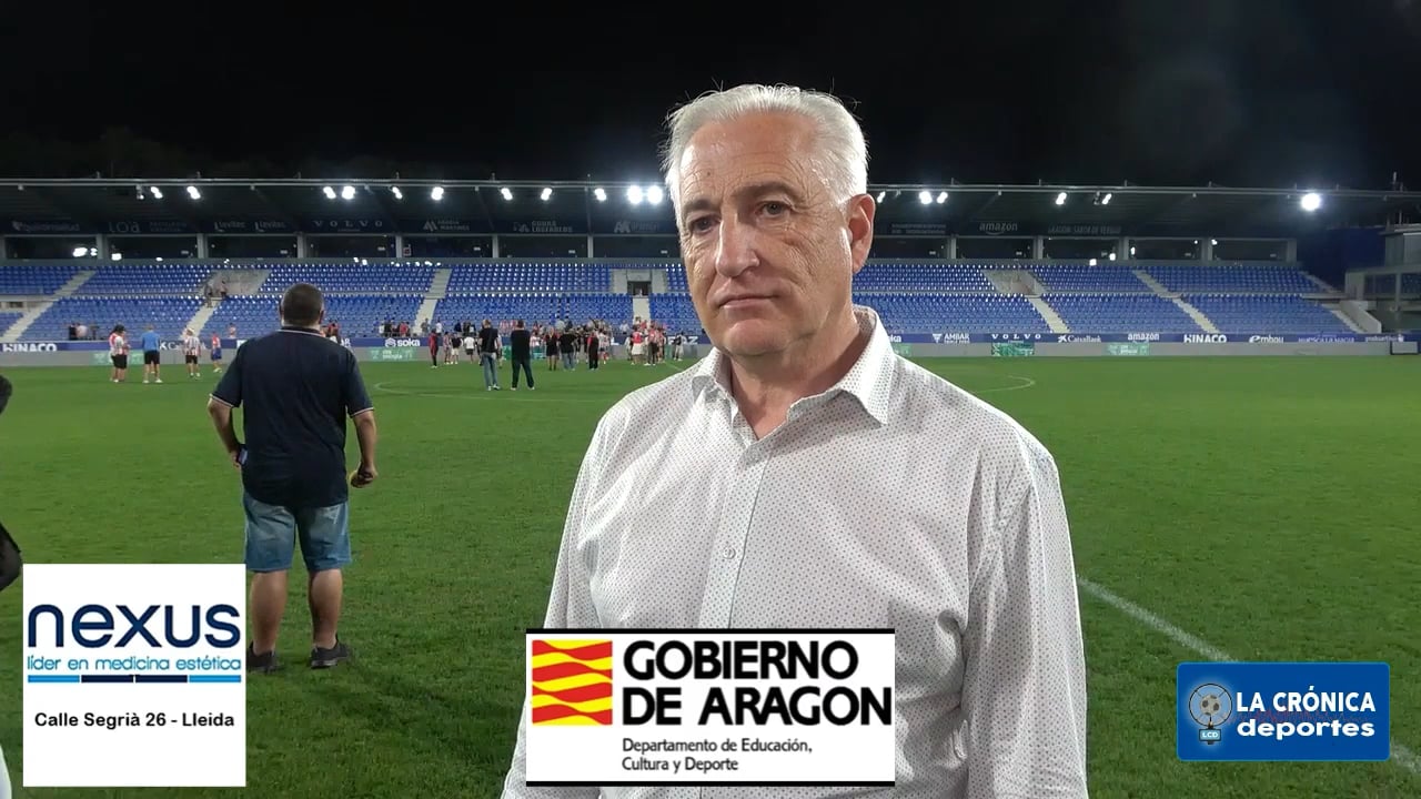 JUAN ANTONIO SAGARDOY (Presidente Almudévar) AT Monzón 2-1 AD Almudévar / Final Copa Diputación Provincial de Huesca