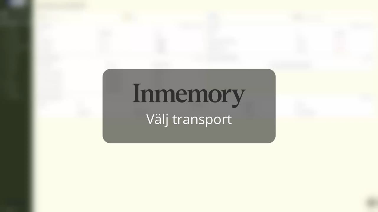 Välj transport
