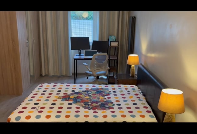 Video 1: Very Spacious Bright with Own Private Bathroom