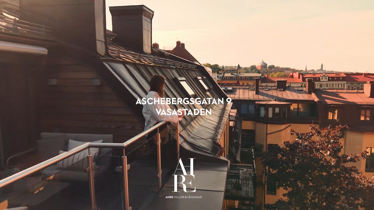 4 rum Lägenhet på Aschebergsgatan 9A Vasastaden Göteborgs kommun - video