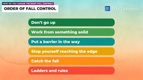 How do you choose the right fall control?