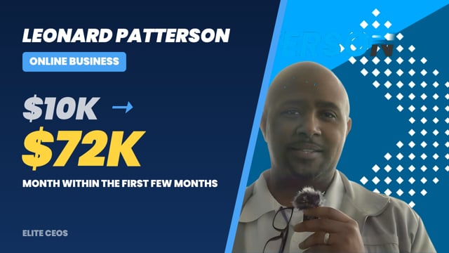 Elite CEOs Testimonial - Leonard Patterson