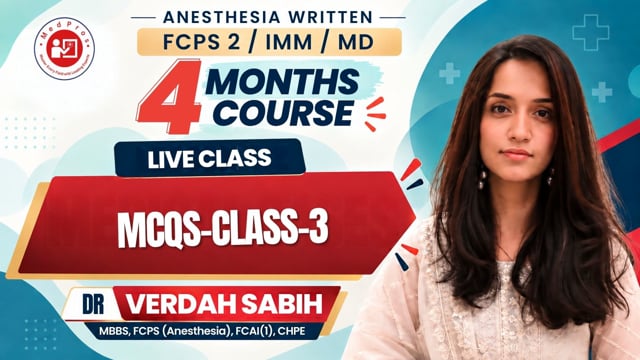 MCQs Class-3 || Live Class || Dr Verdah