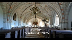 Sunday - October 4th, 2026 - Nineteenth Sunday After Pentecost