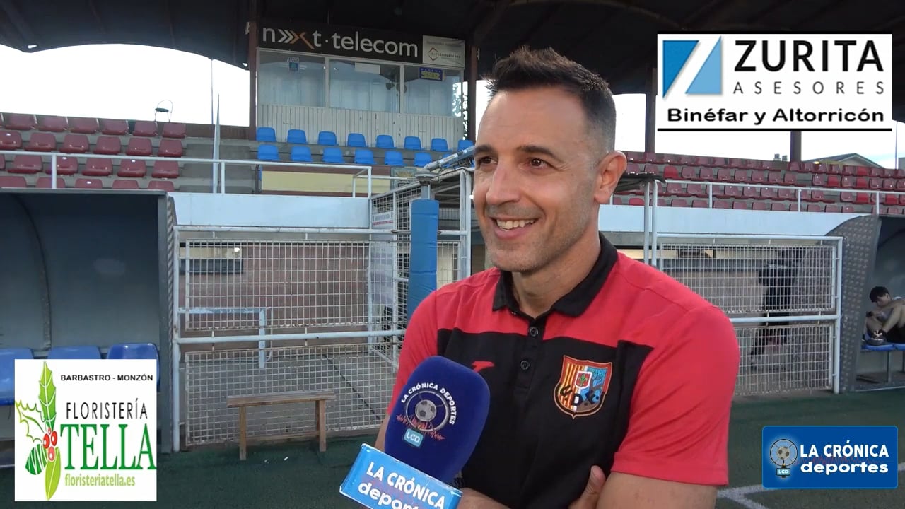 DAVID JIMÉNEZ (Entrenador Fraga) UD Fraga 1-2 Real Zaragoza B  / J 5 / 3ª RFEF