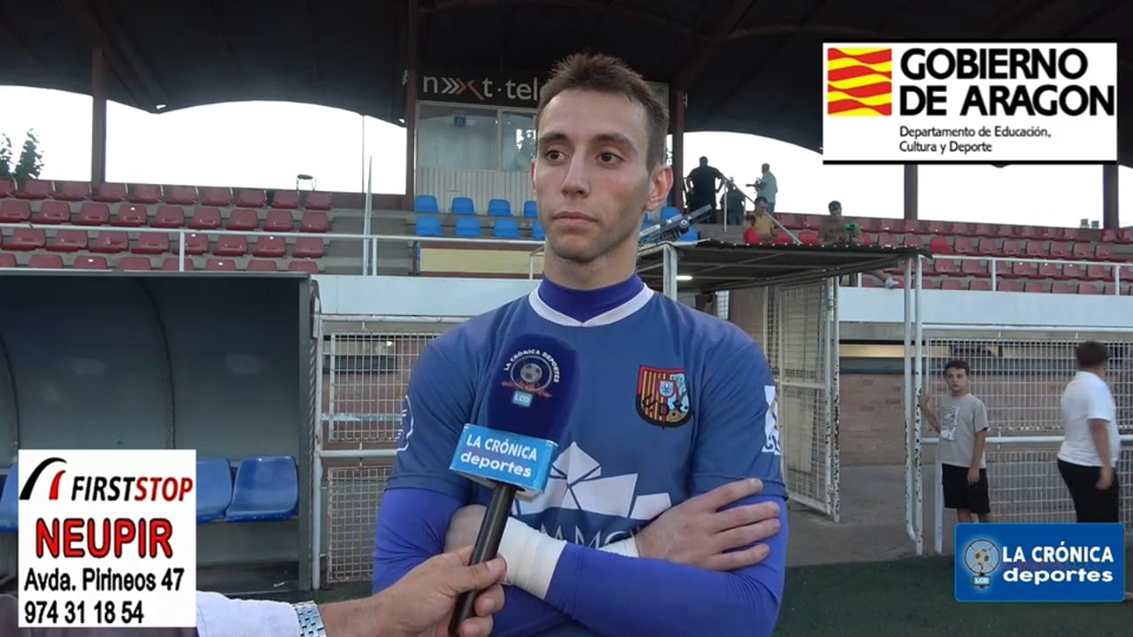 PAU LOPEZ (Jugador UD Fraga) UD Fraga 1-2 Real Zaragoza B  / J 5 / 3ª RFEF