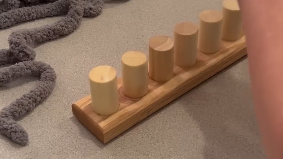 Preview from the VibeForge chunky blanket video