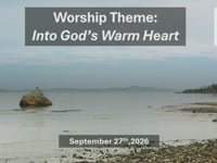 Worship for Sep 27th 2026