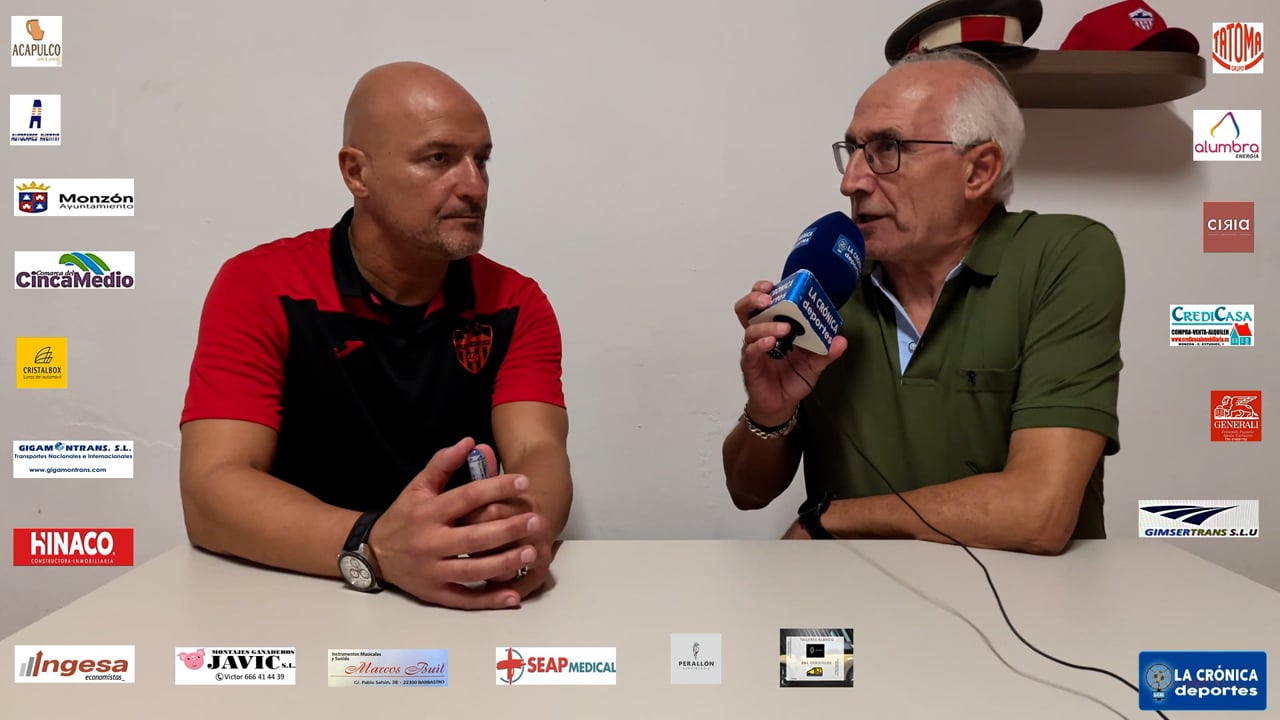 ISMAEL  MARIANI (Entrenador Monzón) At Monzón 2-0 SD Huesca B / J 5 / 3ª RFEF